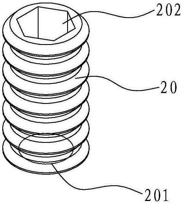 Automatic feeding device for firefighting nozzle locking fasteners