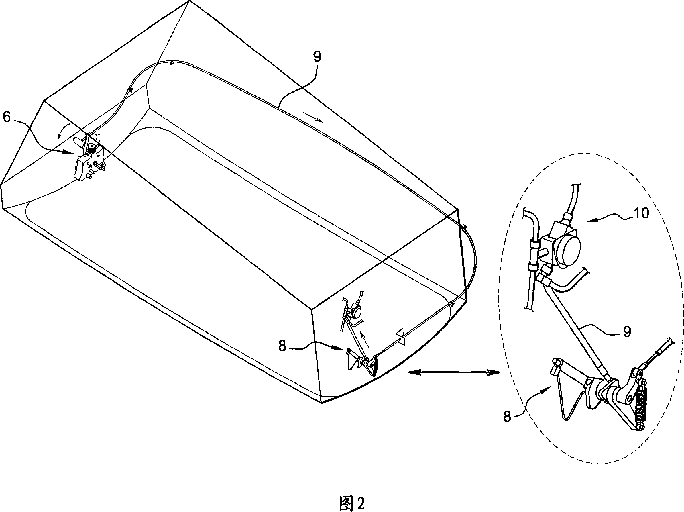 System for maneuvering an aircraft landing gear and aircraft comprising same