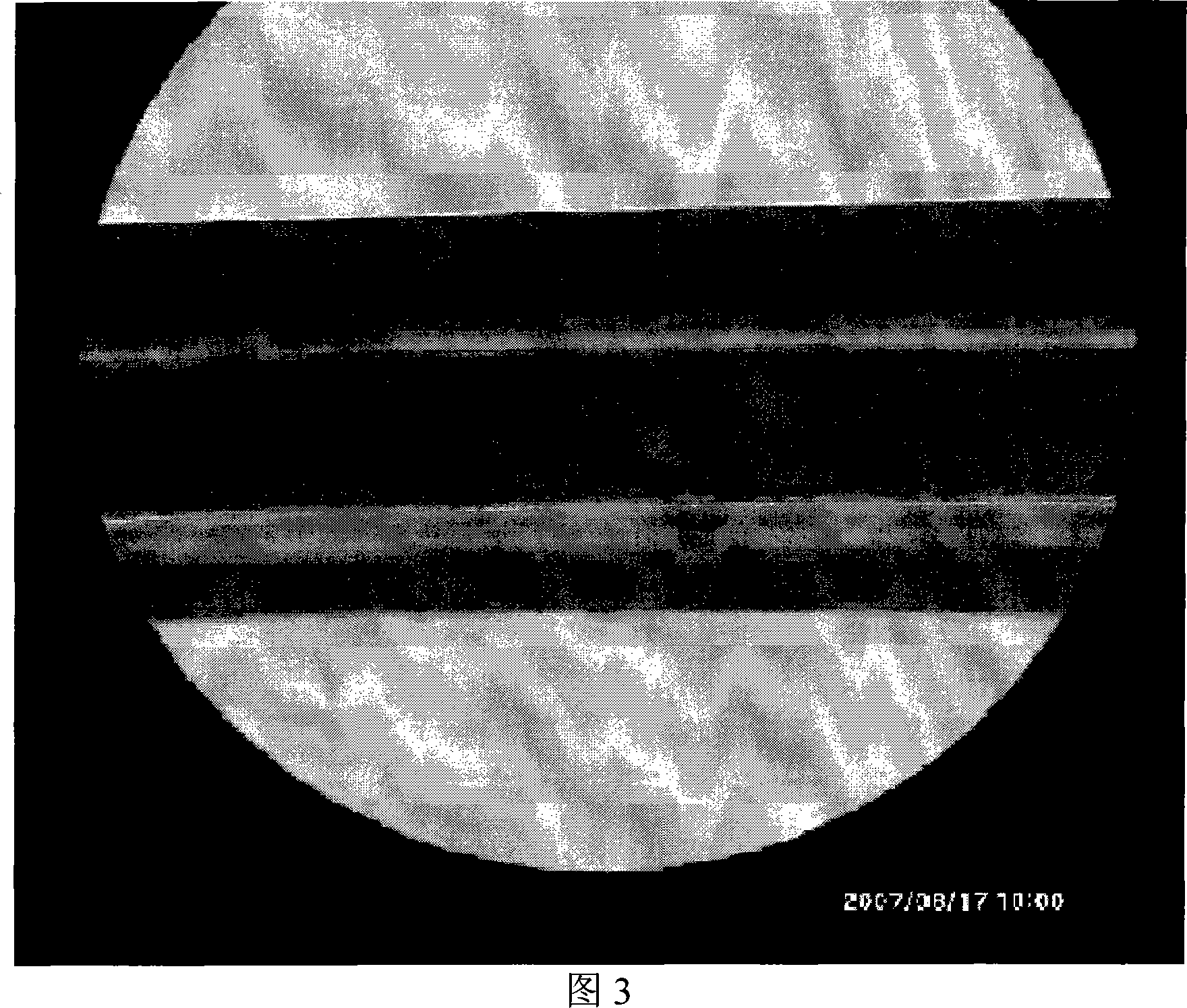 Two-phase integral column as well as preparation and application thereof