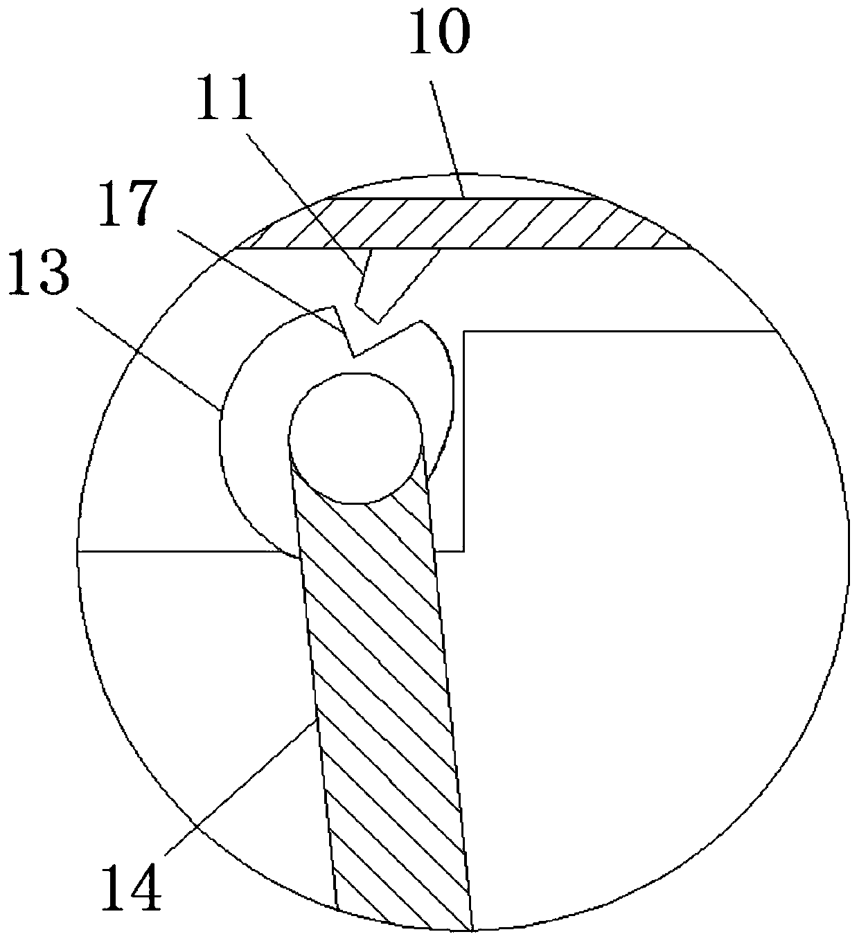 Protective water mixing valve capable of preventing bathroom shower head from spraying water suddenly