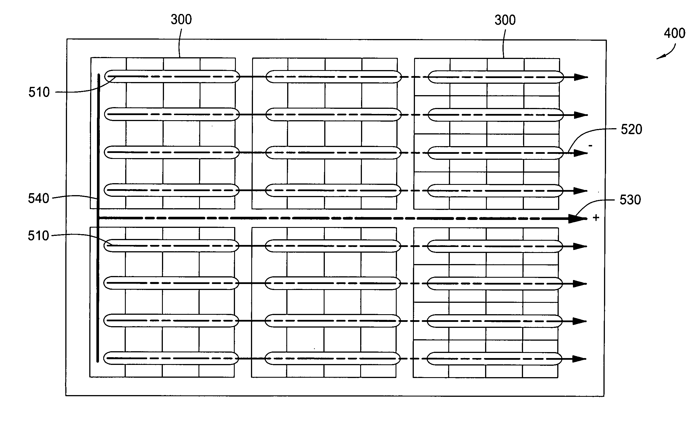 Scalable photovoltaic cell and solar panel manufacturing with improved wiring