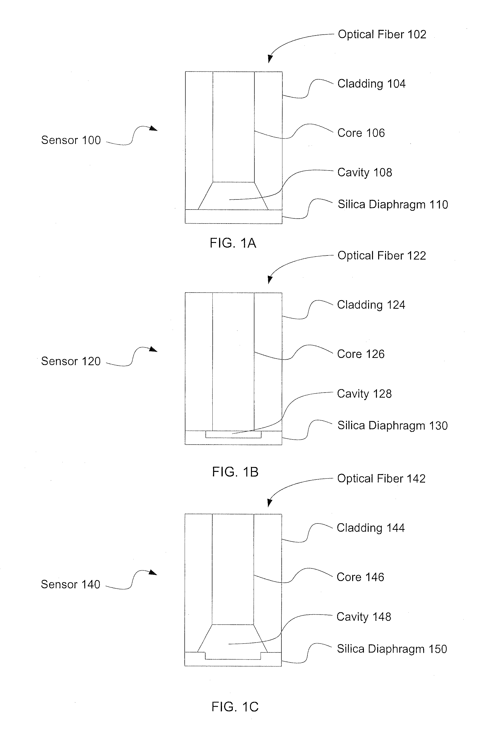 Optical Fiber Pressure Sensor With Uniform Diaphragm And Method Of Fabricating Same