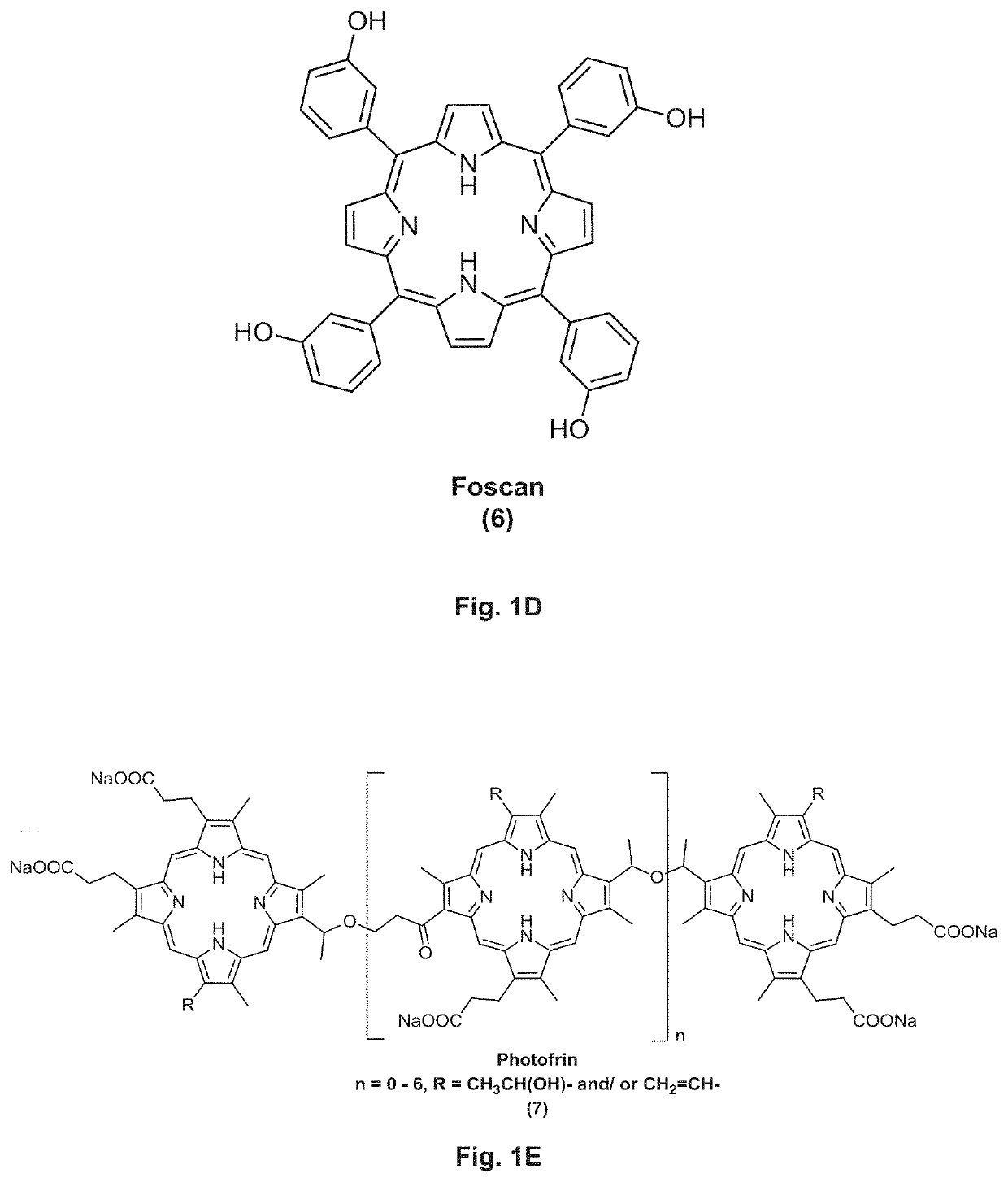 Synthesis and composition of photodynamic therapeutic agents for the targeted treatment of cancer