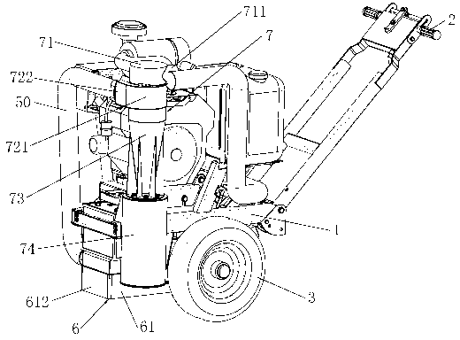 Pavement grooving machine