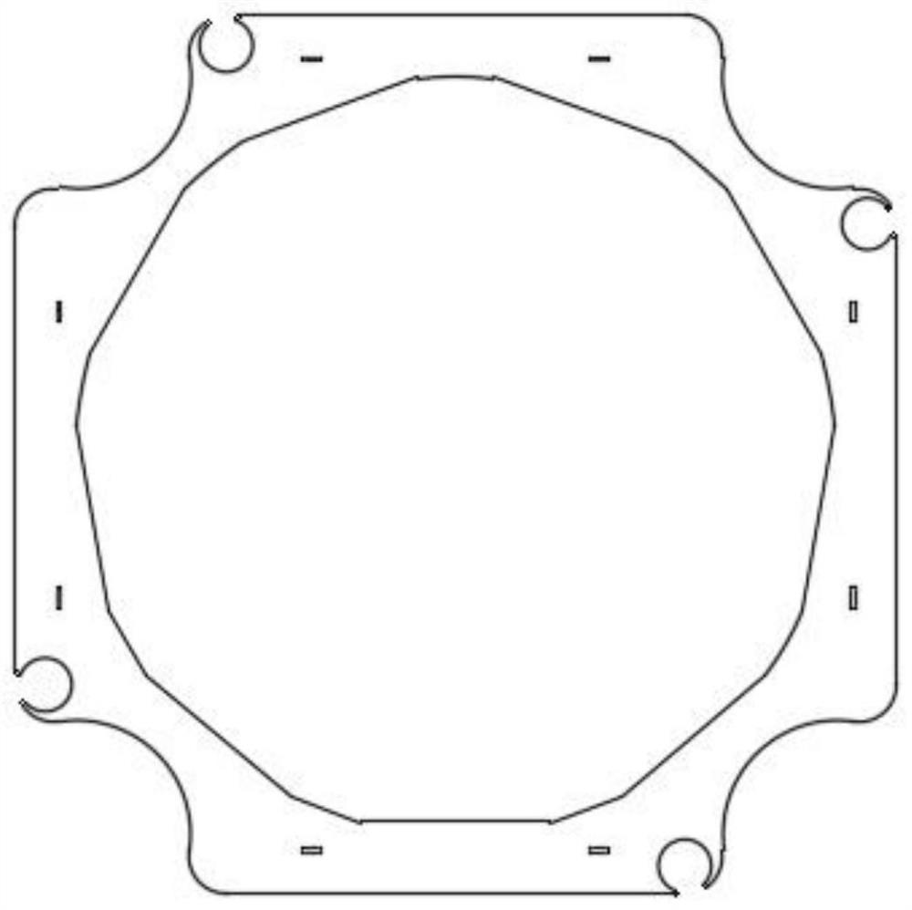 Tooth yoke separation type permanent magnet synchronous motor stator structure