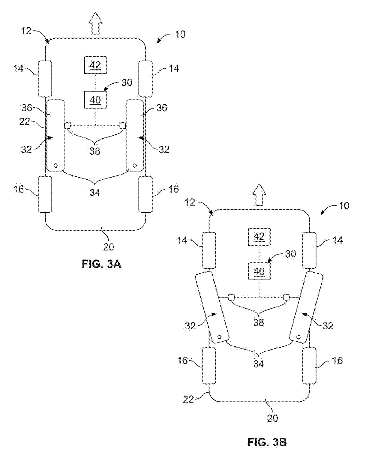 Deployable debris protection device for an automotive vehicle