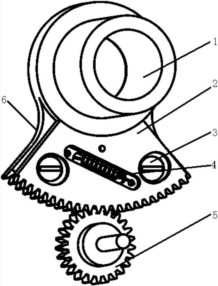 The Method of Automatically Eliminating Backlash of Angle-Limited Gears