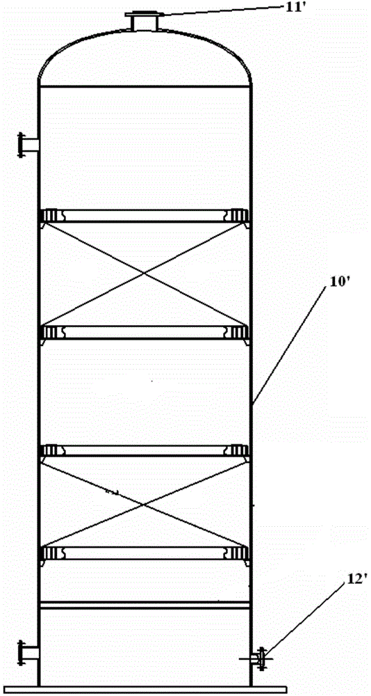 Sewage aeration treatment tower