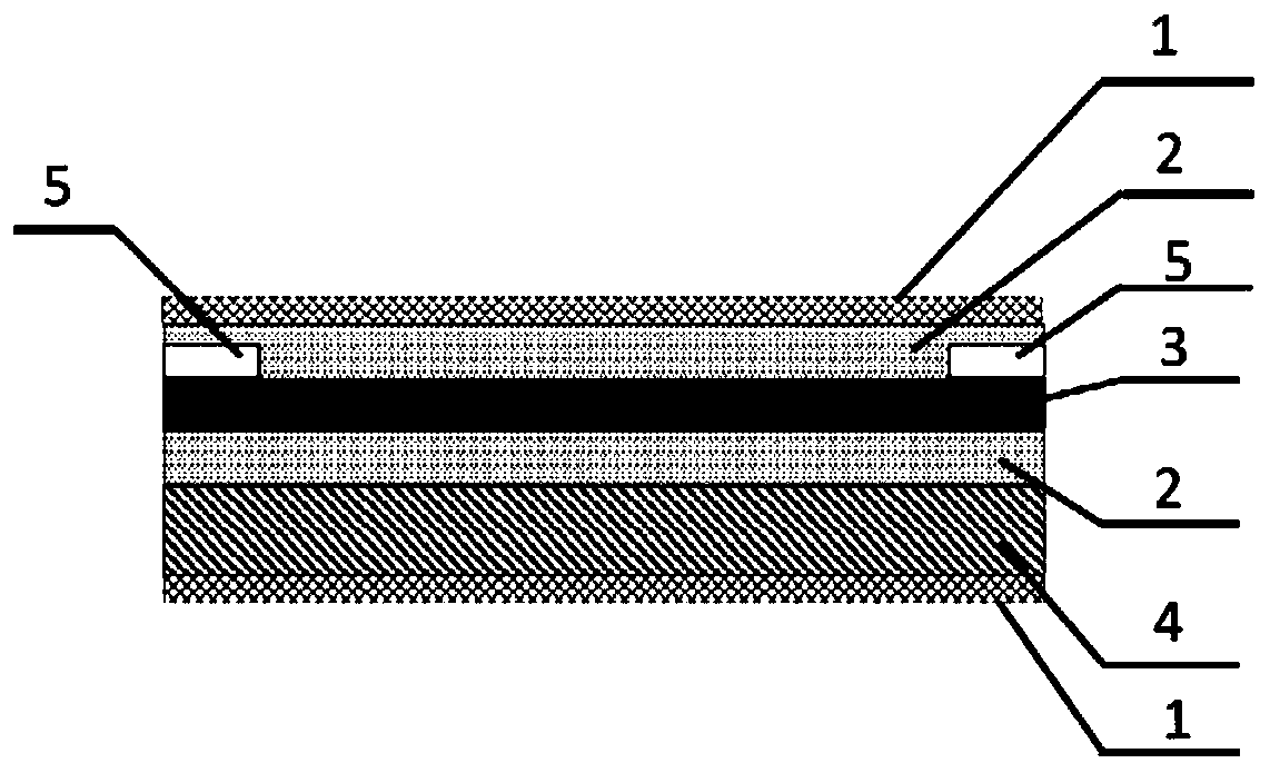 A kind of electrothermal film and its preparation method and application