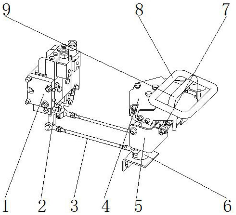 Tracked vehicle direction control valve