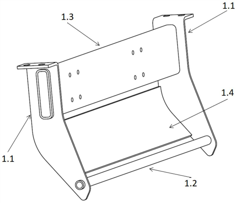 EGP front protection structure for hazardous chemical substance transport vehicle and hazardous chemical substance transport vehicle