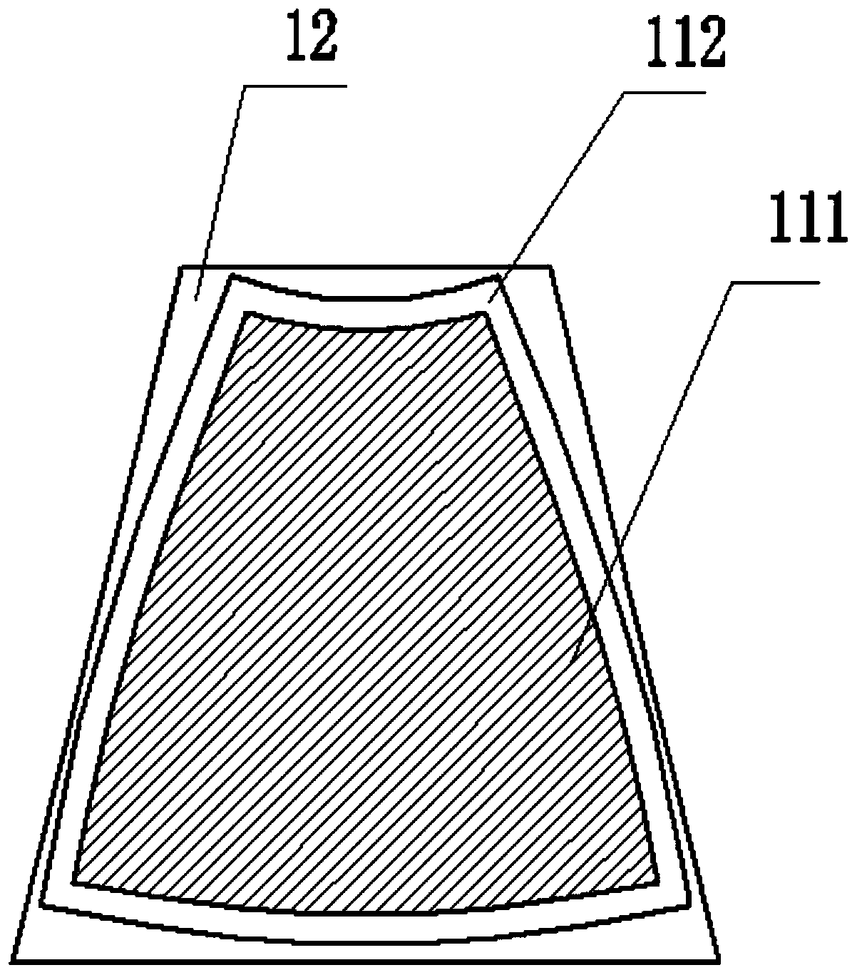 Creep age forming method for large thin-wall component