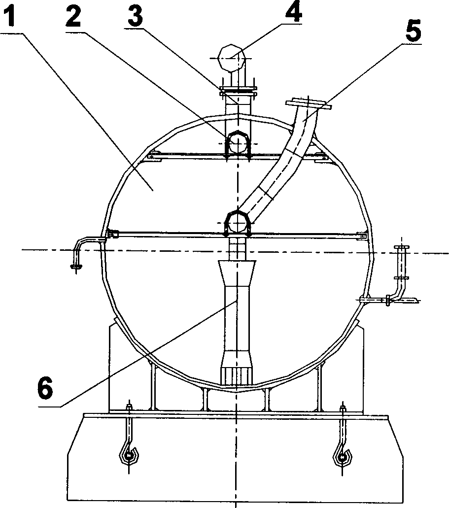 Catch water of varying pressure steam accumulator