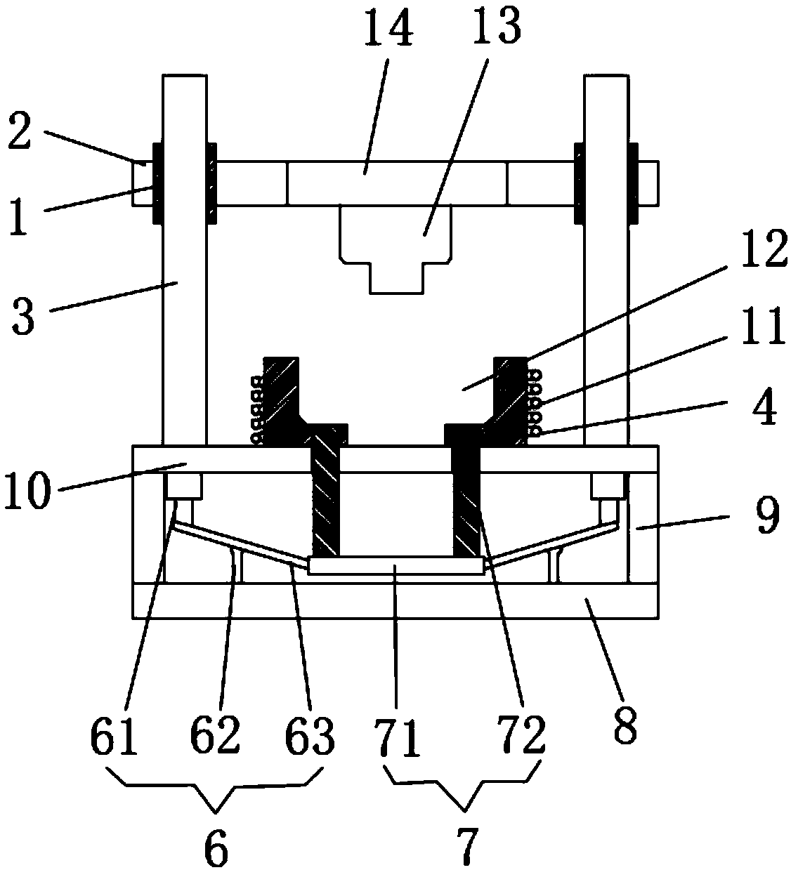 Precision shaping die for forge piece for outer ring of automobile hub