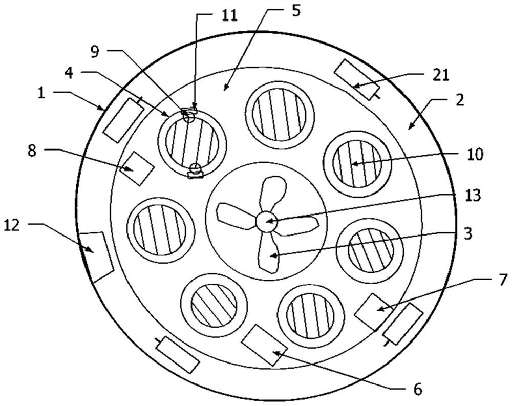 Intelligent control ventilation instrument based on solar power supply