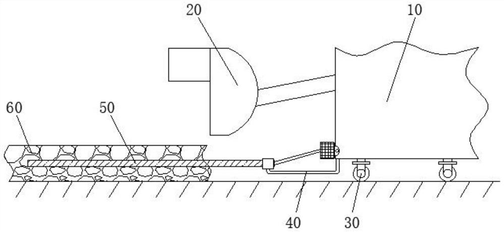 Cement stabilized macadam processing method