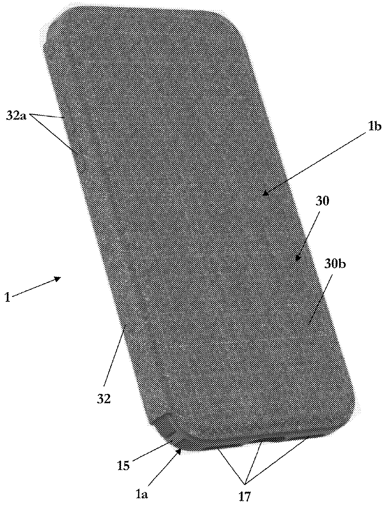 Folio Case with Card Holder and Shock-Absorbing Impact Geometry