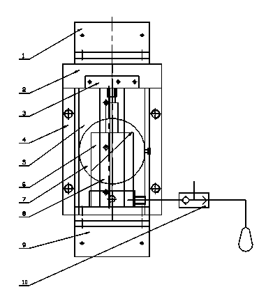 Pneumatic roll gap instrument