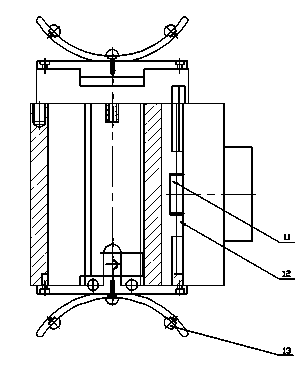 Pneumatic roll gap instrument