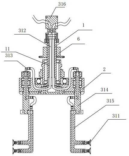 Packaging box discharging device