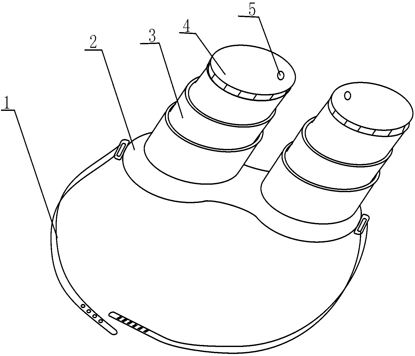 Health-care eyepatch with functions of preventing and correcting myopia