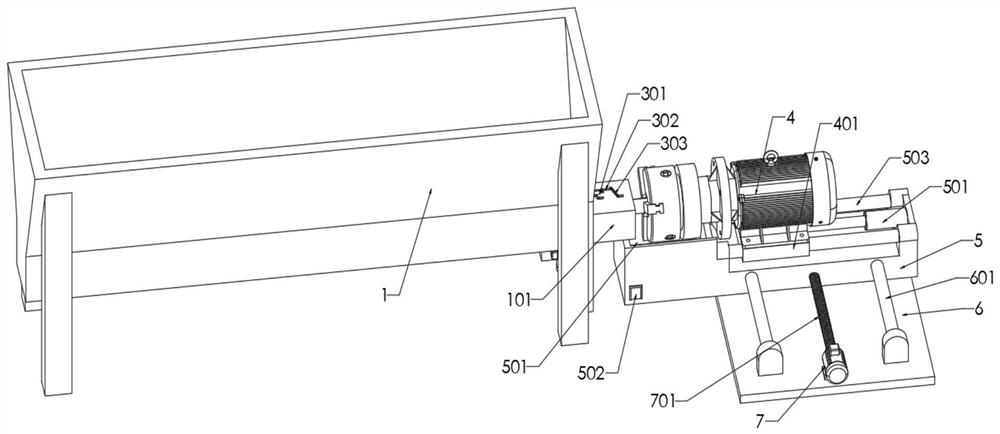 Intelligent manufacturing integrated threading machine for a building