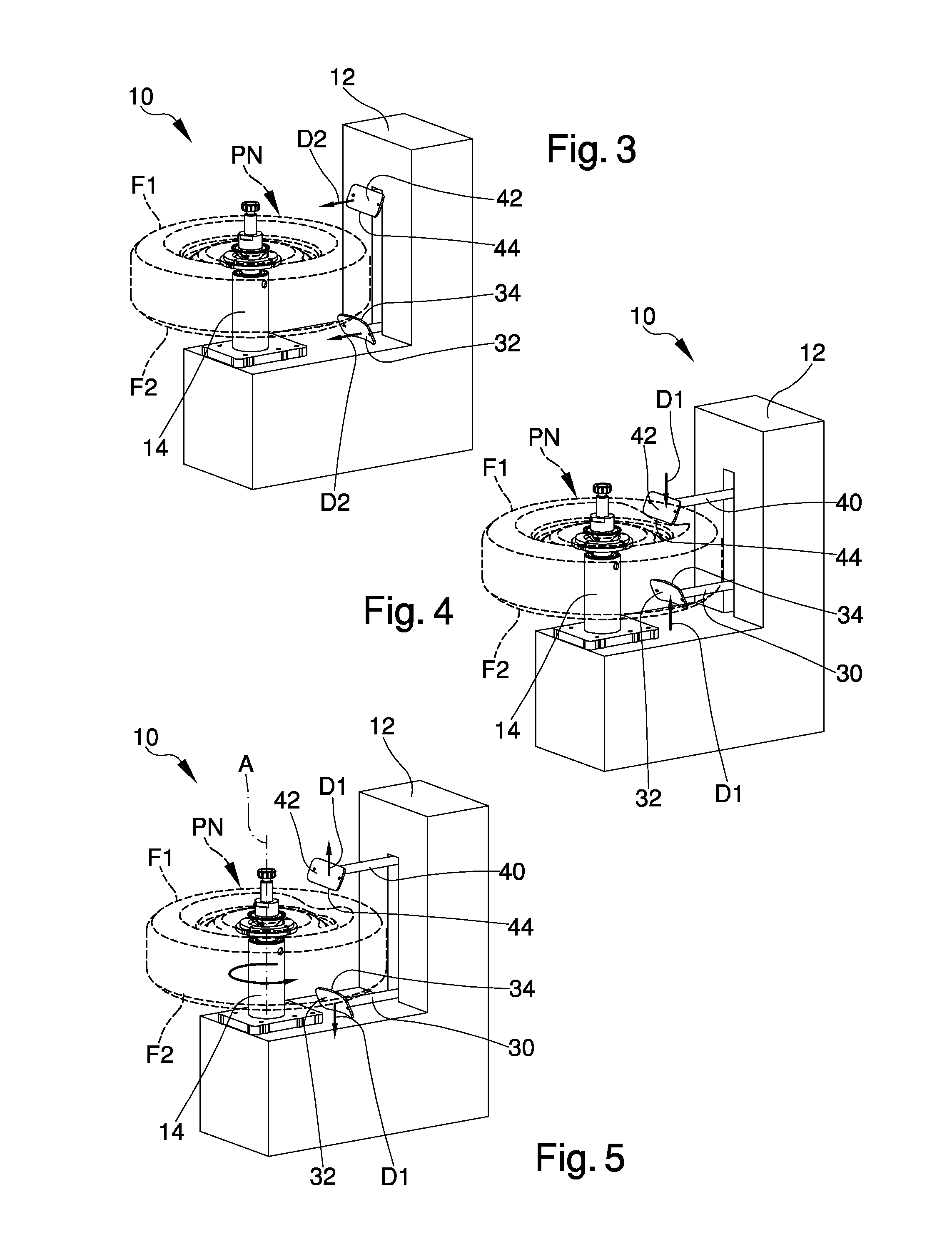 Tyre-changing machine