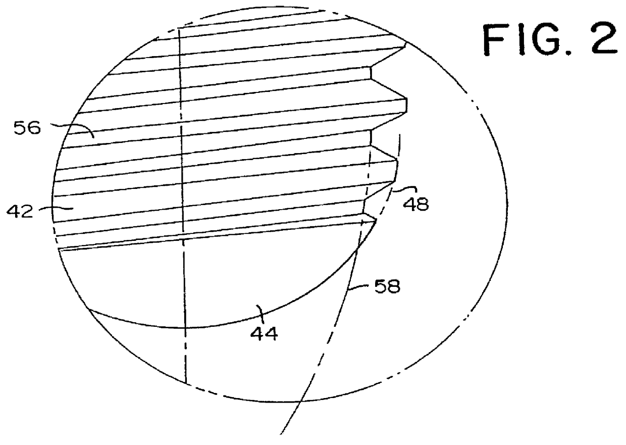 Method of forming a short point anti-cross threading member