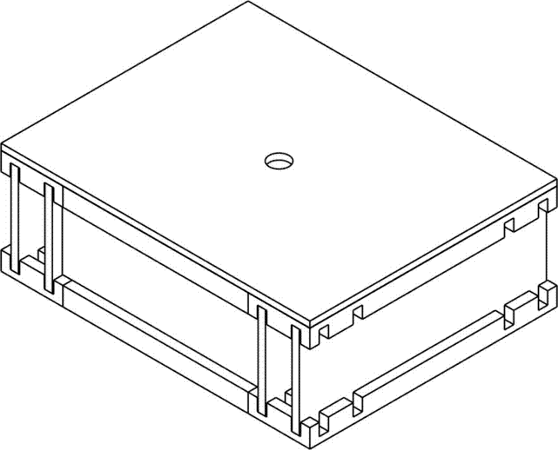 Mixed microwave sintering method of mullite composite material