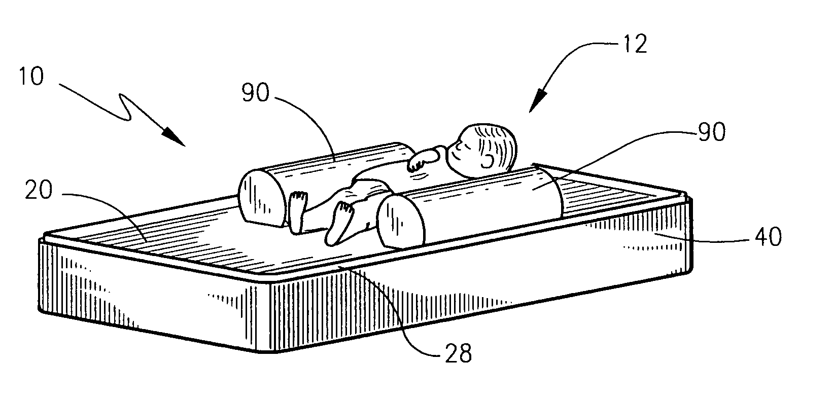 Mattress sheet and system incorporating the same