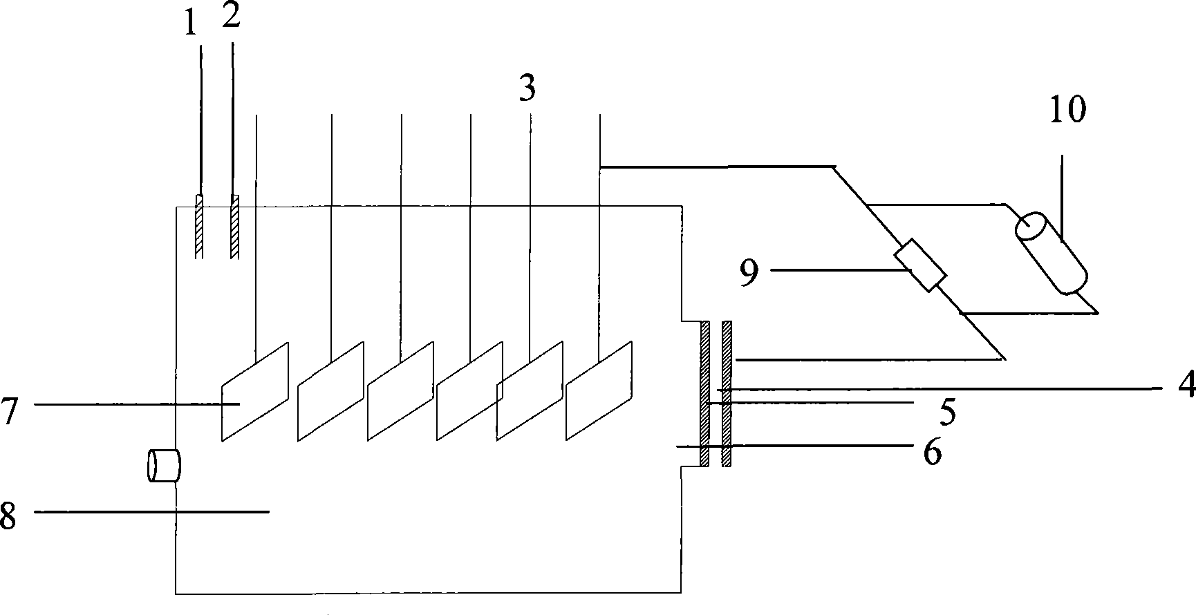 Iron ion circulating electrode and preparation method thereof