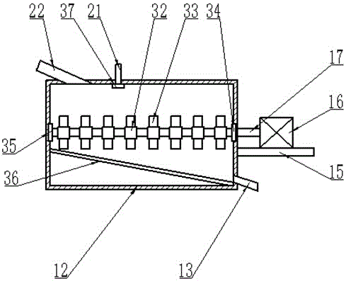 Two-stage crushing device for graphite for manufacturing negative electrode materials for lithium ion batteries