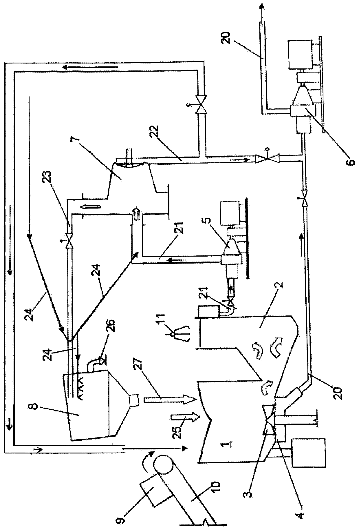 Method for breaking down fibrous material