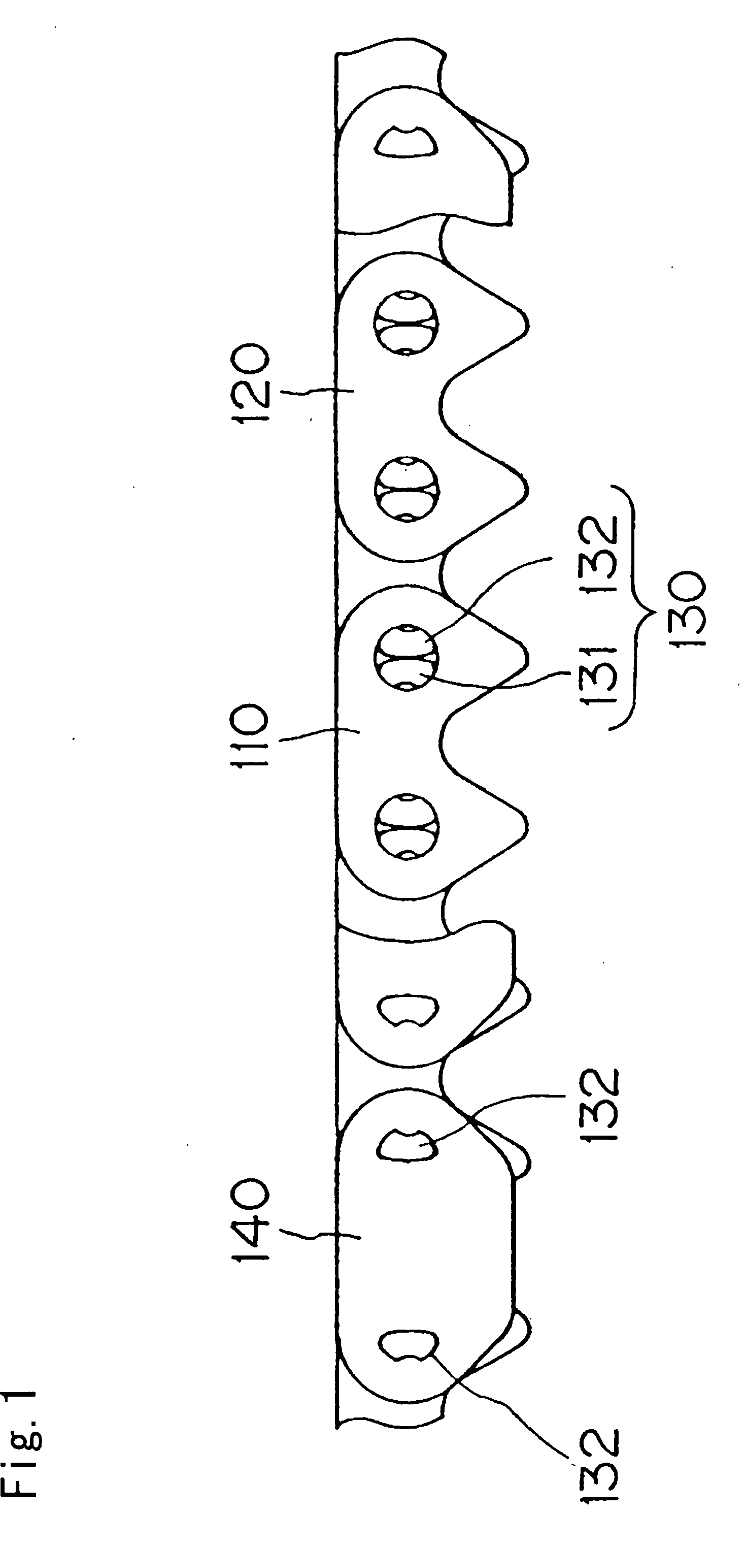 Silent chain transmission device