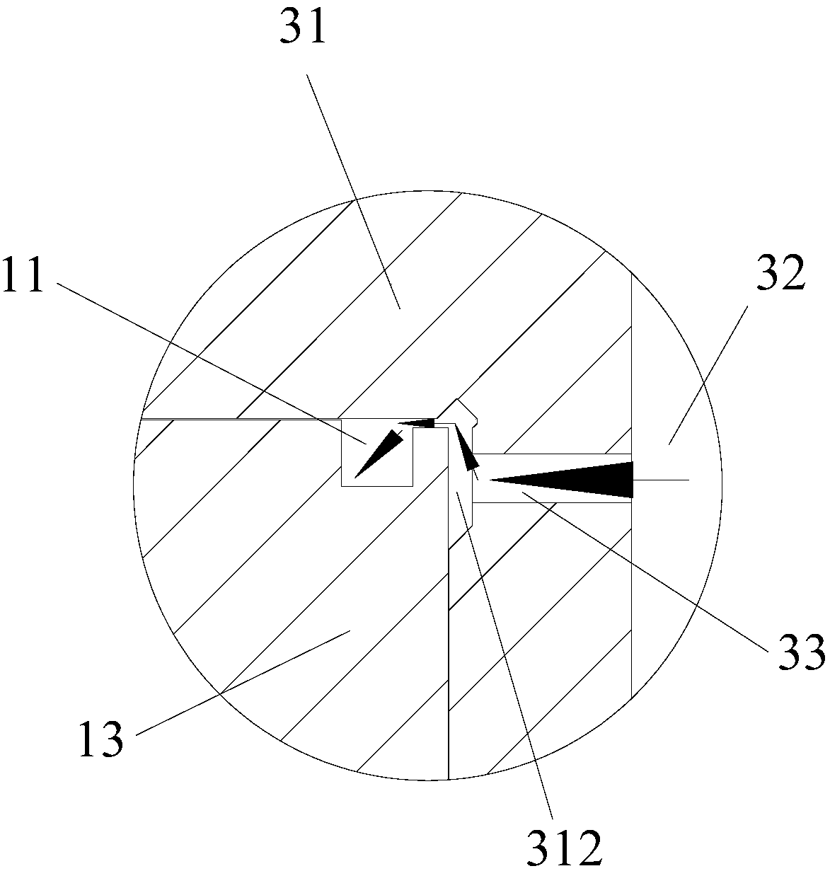 Pump body component and compressor with it