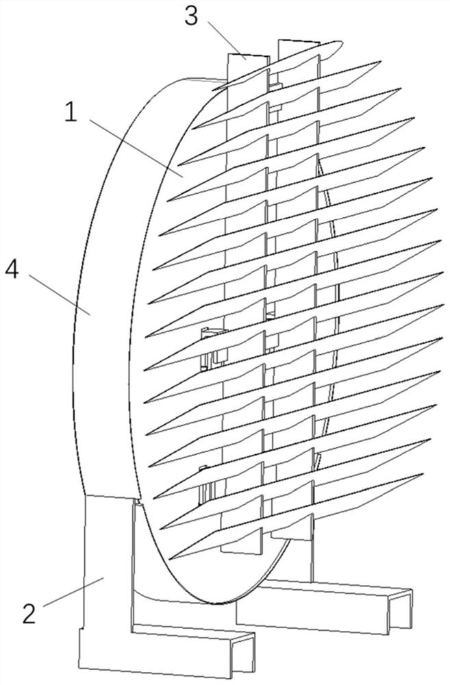 Thermal vacuum equipment with the function of absorbing condensable volatile pollutants and its application method