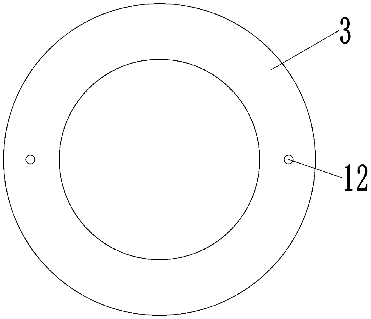 Quiescent interface extraction tank, quiescent interface extraction device and extraction method