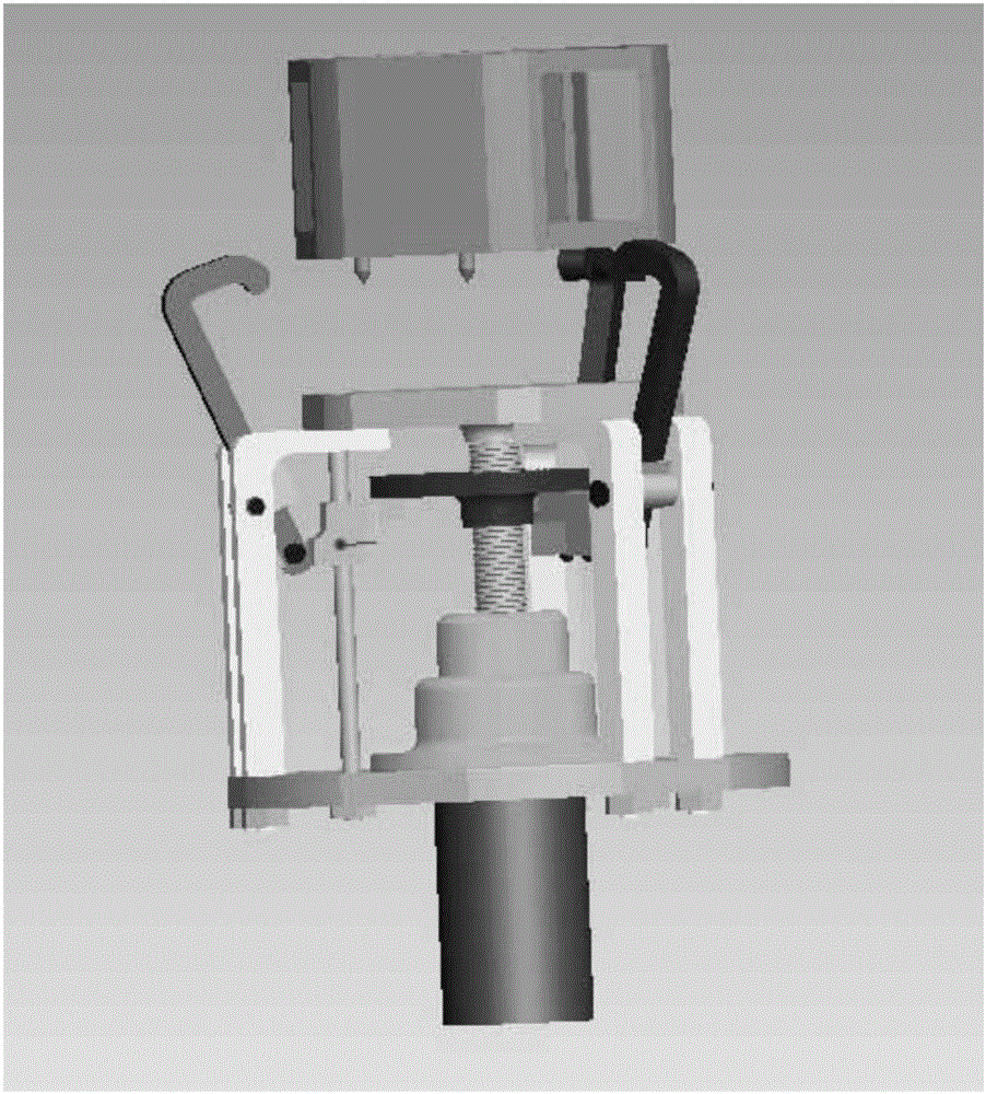 Collision prediction method for three-figure grasper of space robot