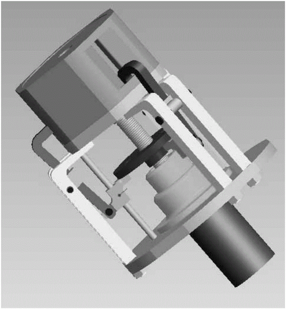 Collision prediction method for three-figure grasper of space robot