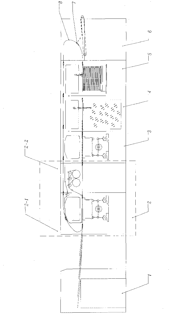 One-pass sheet-fed printing device for processing finished products and work method thereof