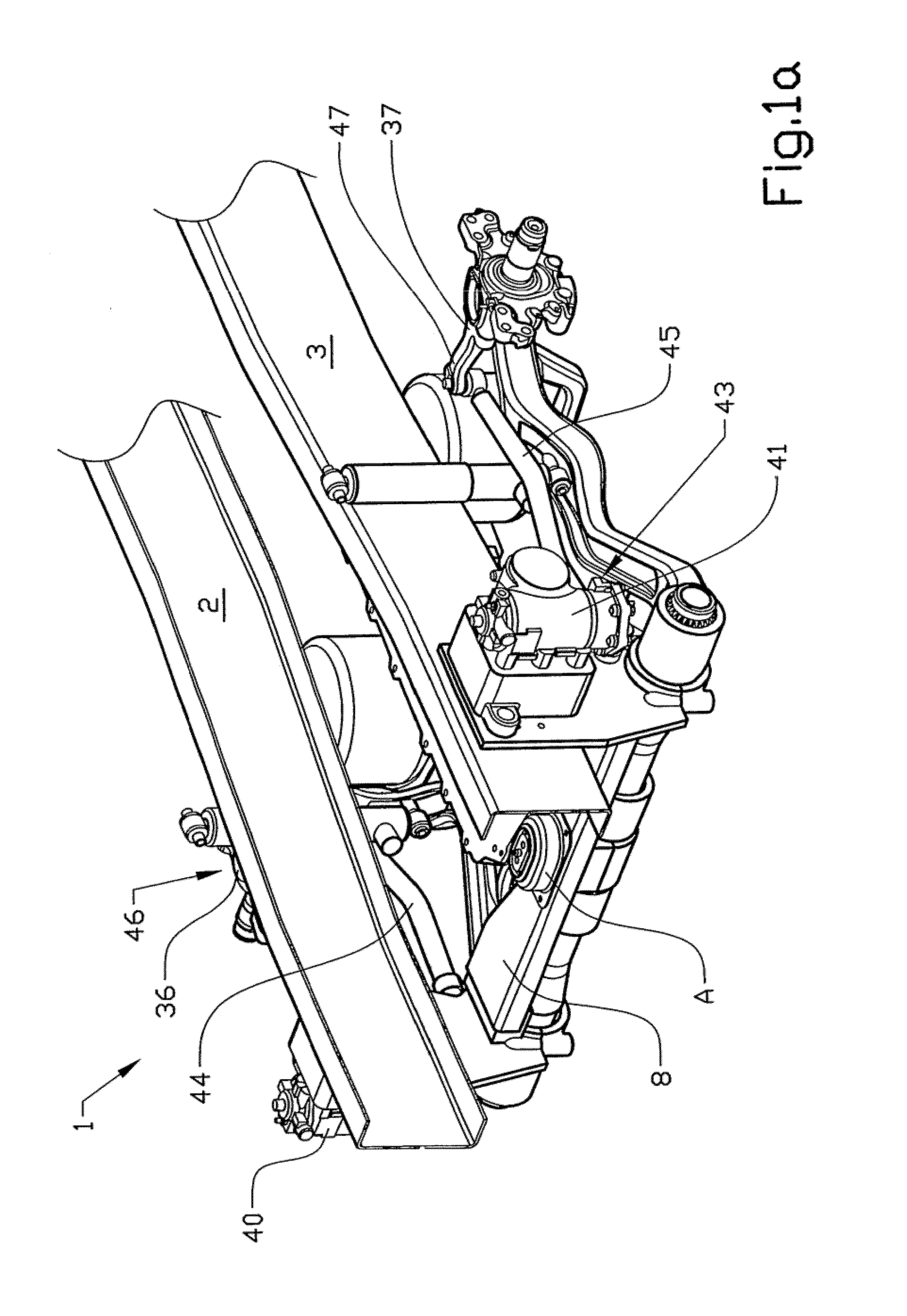 Independent front wheel suspension, vehicle equipped with such a front wheel suspension, and method of producing a sprung suspension