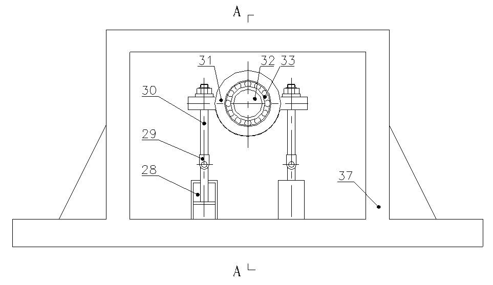 Test-bed for vibration test of rolling bearing