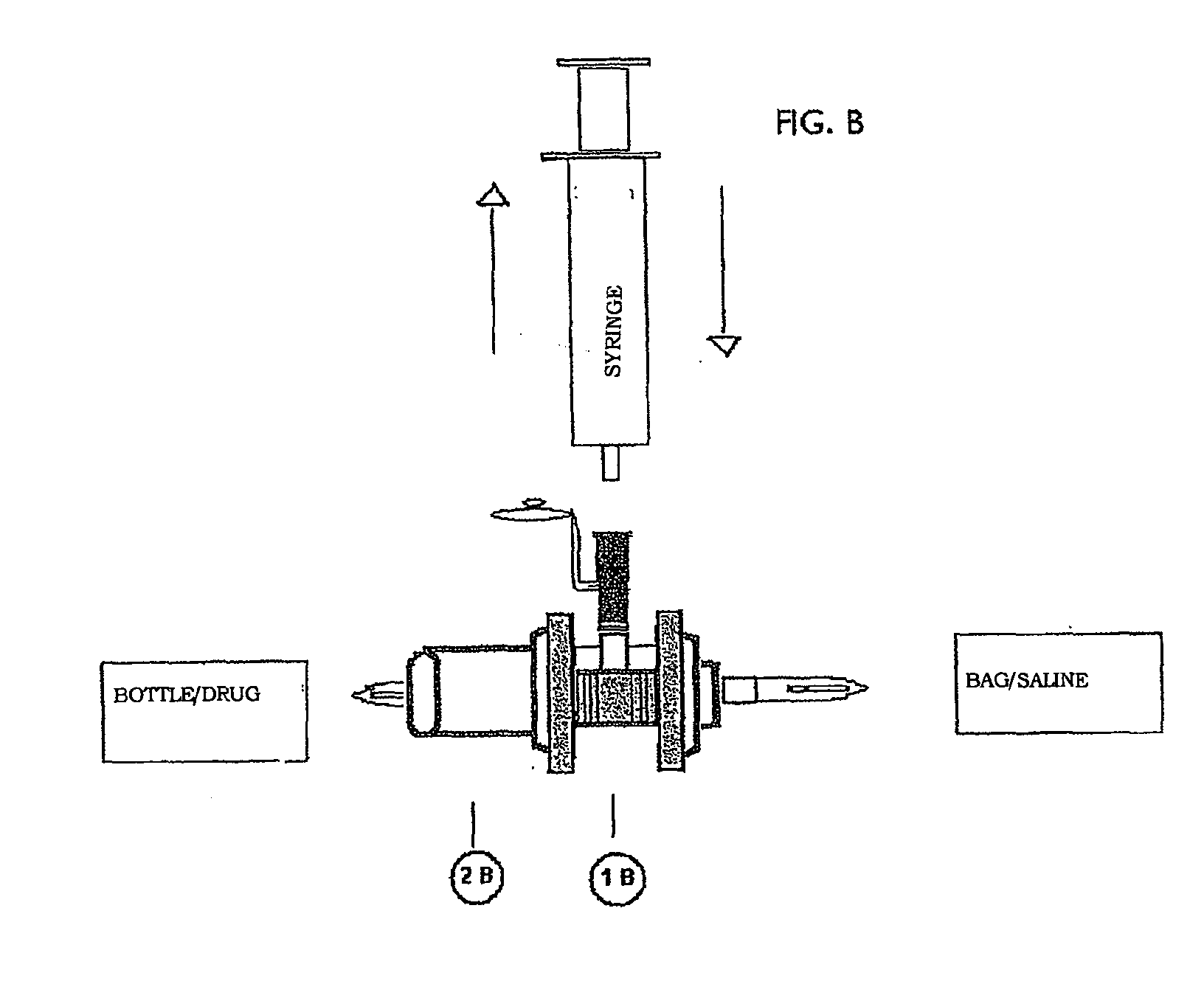 Device/system for mixing liquids, drugs and solutions before administration into the human body