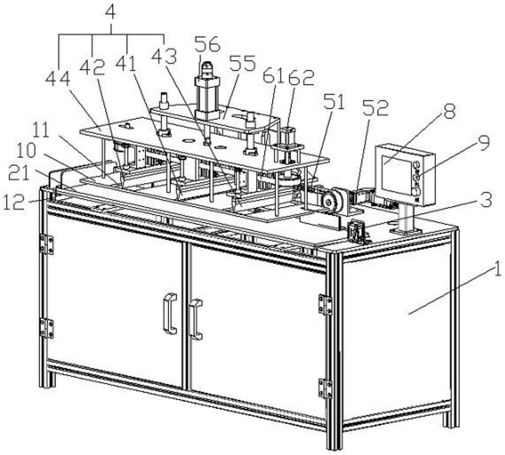 Flour product length equal-division cutting device