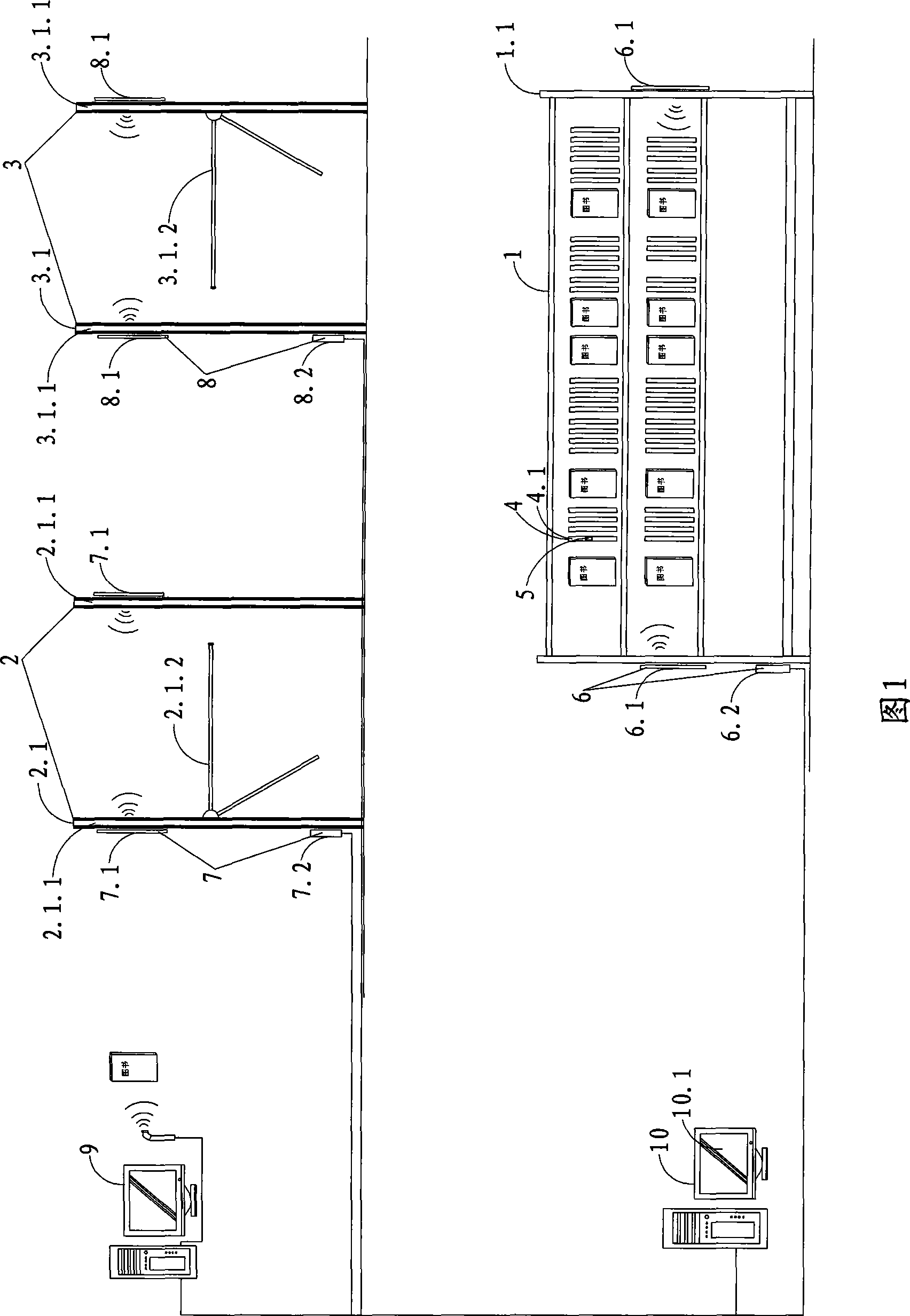 Monitoring and tracking method of utilization ratio of various books in library