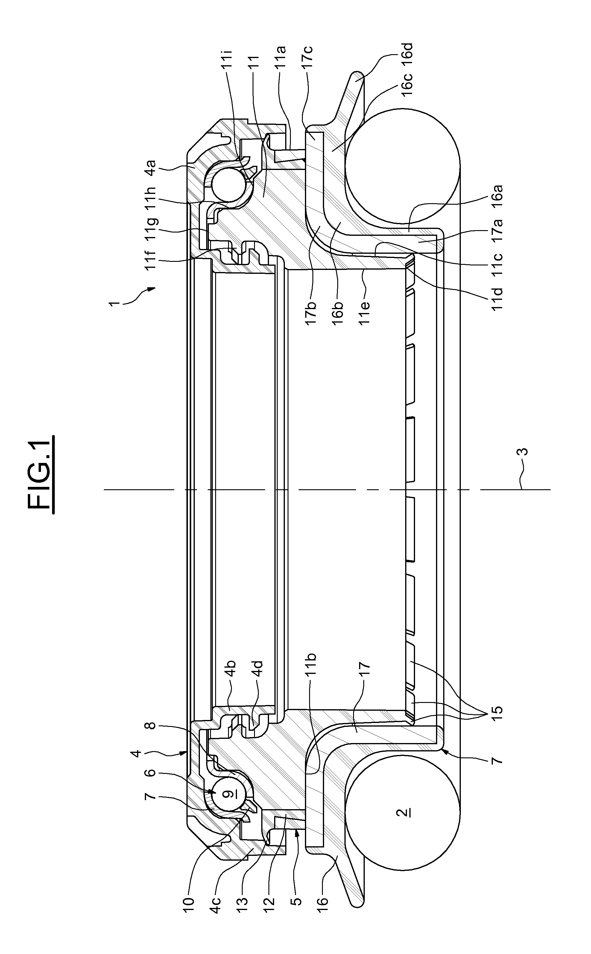 Bump stop and associated MacPherson strut