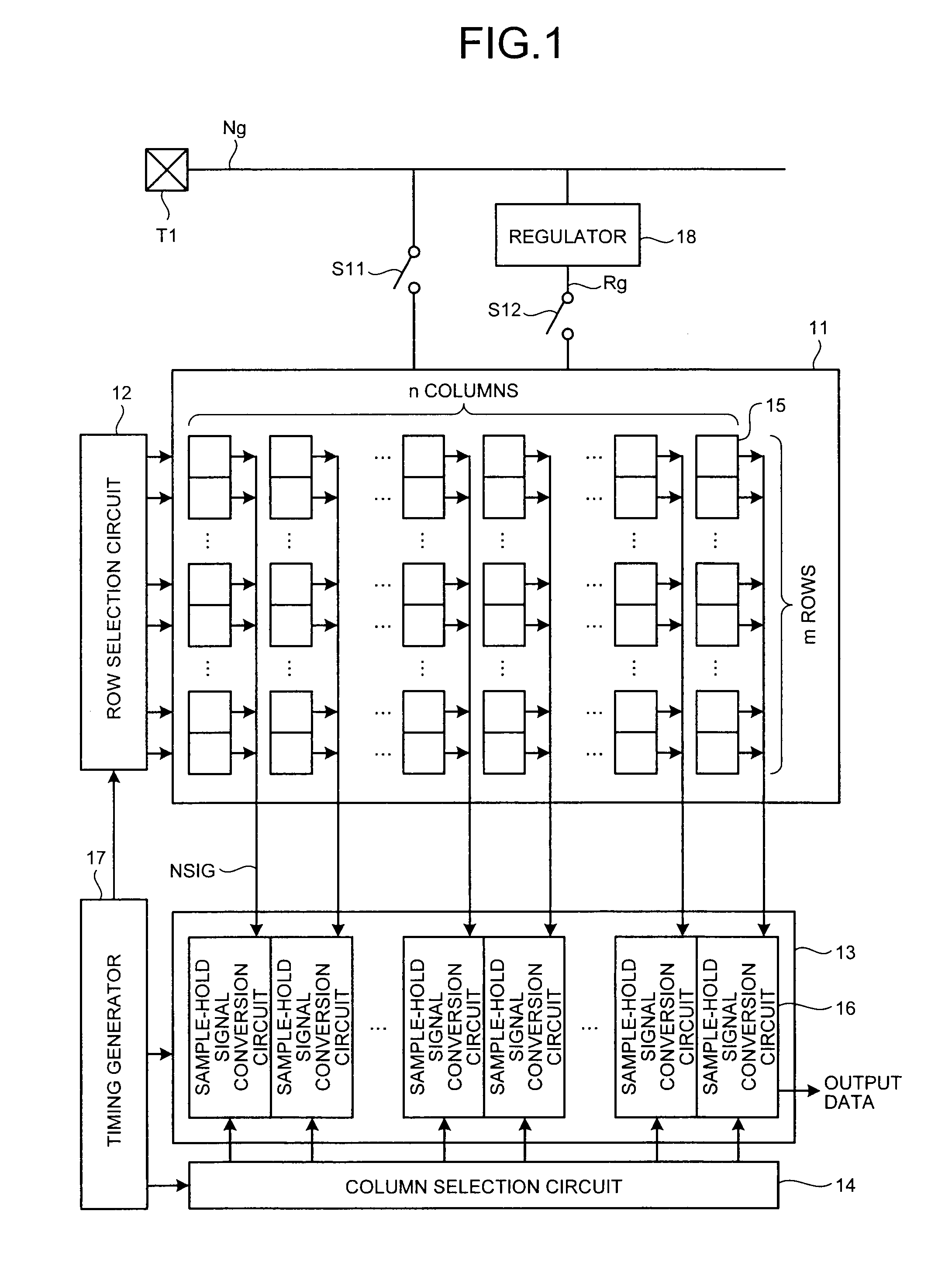 Power-supply-noise cancelling circuit and solid-state imaging device