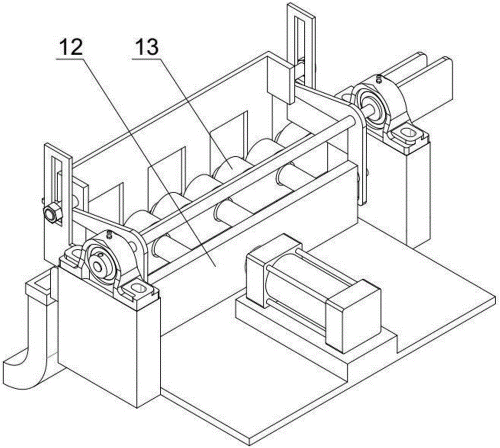 Plunger-shaped multi-channel material distributing device