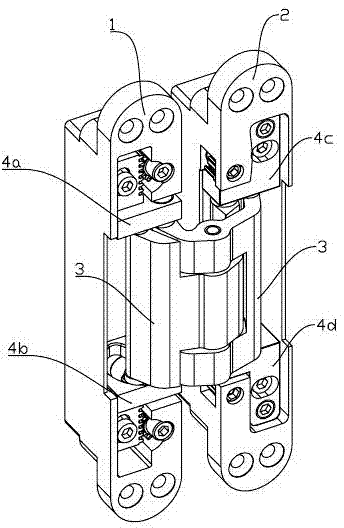 Adjustable door hinge