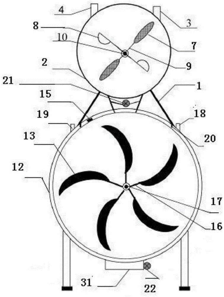 Automatic mixing device for mixed feed additive